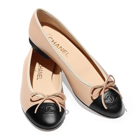 ballerines chanel bicolore|Chanel ballet flats women.